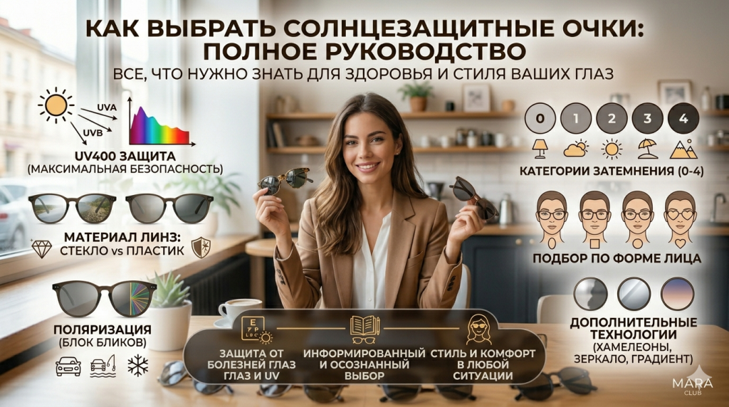 Как выбрать солнцезащитные очки Мара Клуб