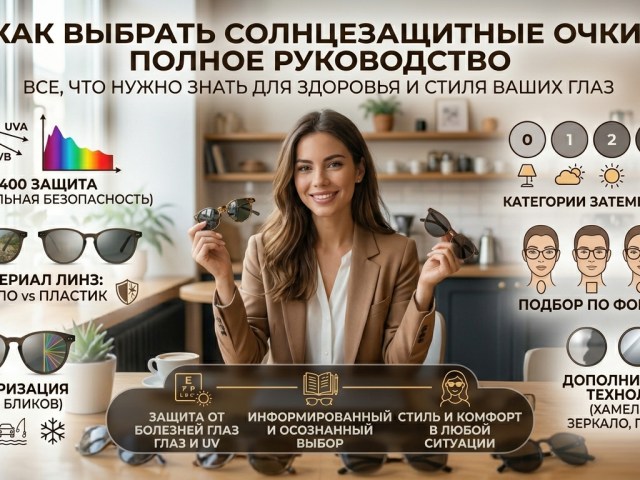 Как выбрать солнцезащитные очки: полное руководство