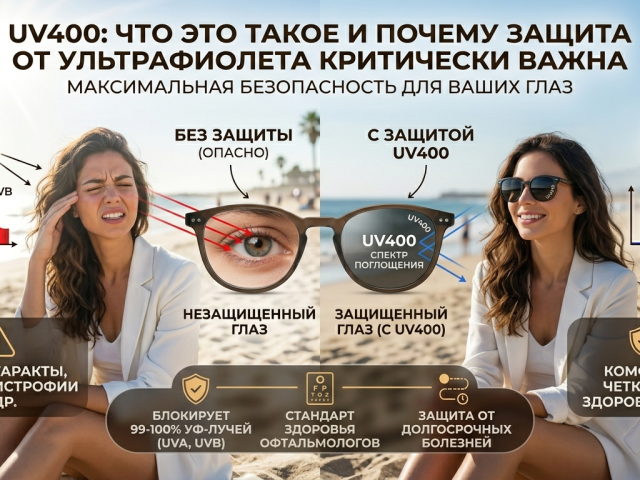 UV400: что это такое и почему защита от ультрафиолета критически важна