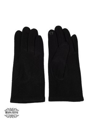 ПЕРЧАТКИ ЖЕНСКИЕ МАРА КЛУБ Арт. МС400 Цвет ЧЕРНЫЙ Размер - OVERSIZE