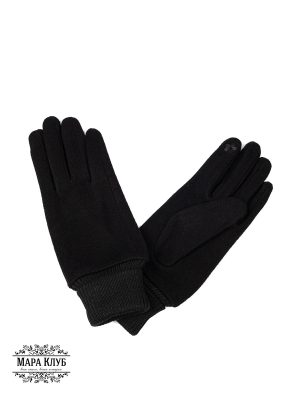 ПЕРЧАТКИ ЖЕНСКИЕ МАРА КЛУБ Арт. МС100 Цвет ЧЕРНЫЙ Размер - OVERSIZE