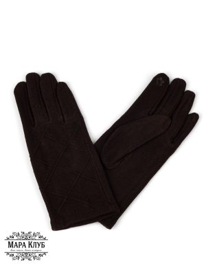 ПЕРЧАТКИ ЖЕНСКИЕ МАРА КЛУБ Арт. МС404 Цвет КОРИЧНЕВЫЙ Размер - OVERSIZE